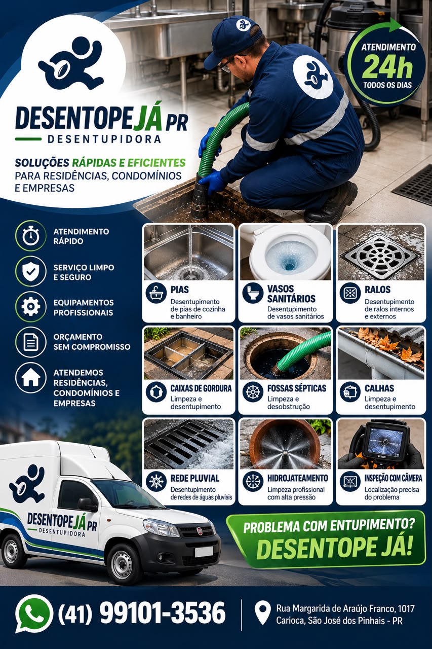 Desentope Já PR Desentupidora